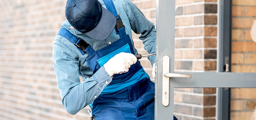 Pivot Storefront Door Locks Installation in Cupertino, California